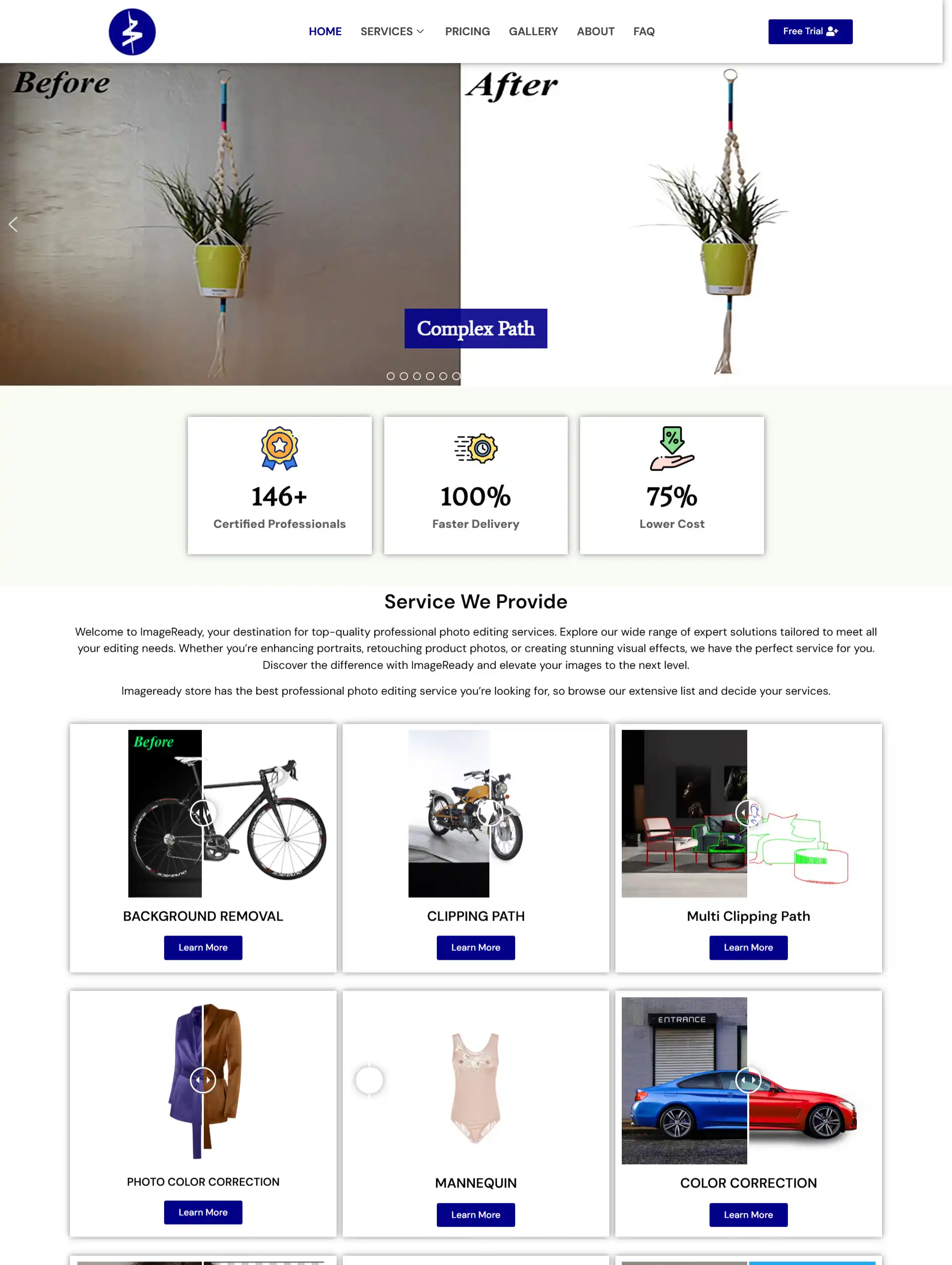 Imageready- Image editing service